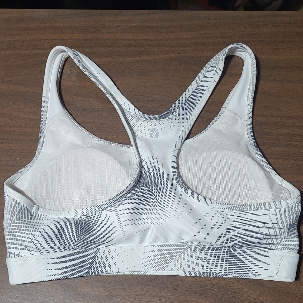 Tag Athletica White, Black, Gray Racerback Sports Bra - Picture 2 of 8